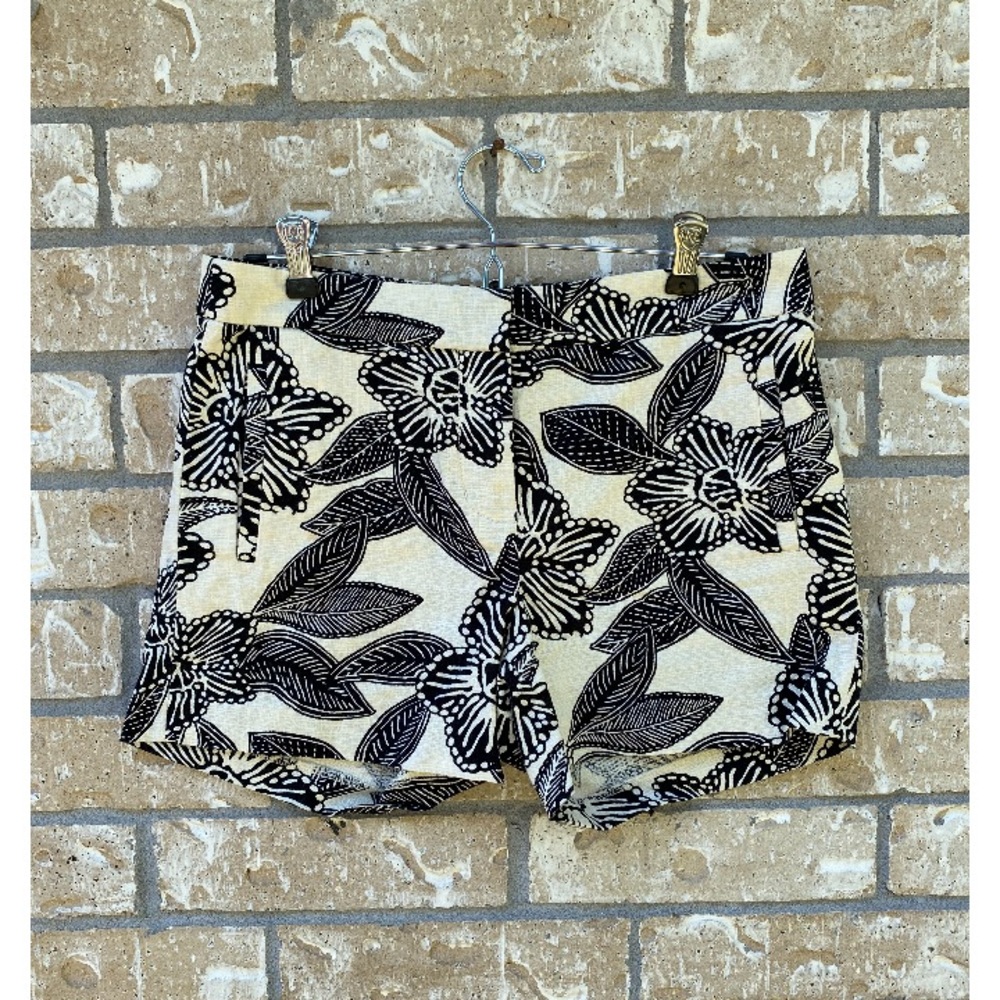 J Crew Polynesian Floral Shorts